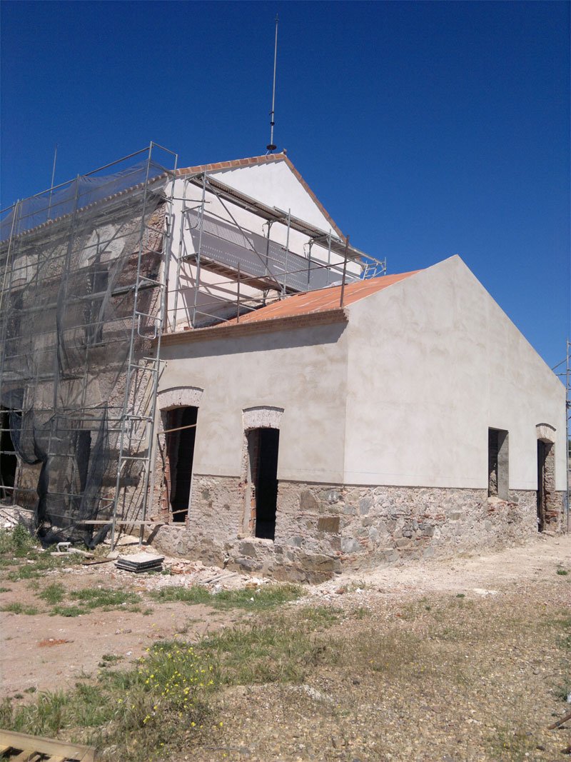 Recuperación del revoco de cal